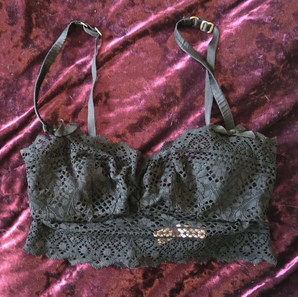 Agent Provocateur Stone Bra Lace Longline Bohemian 32C